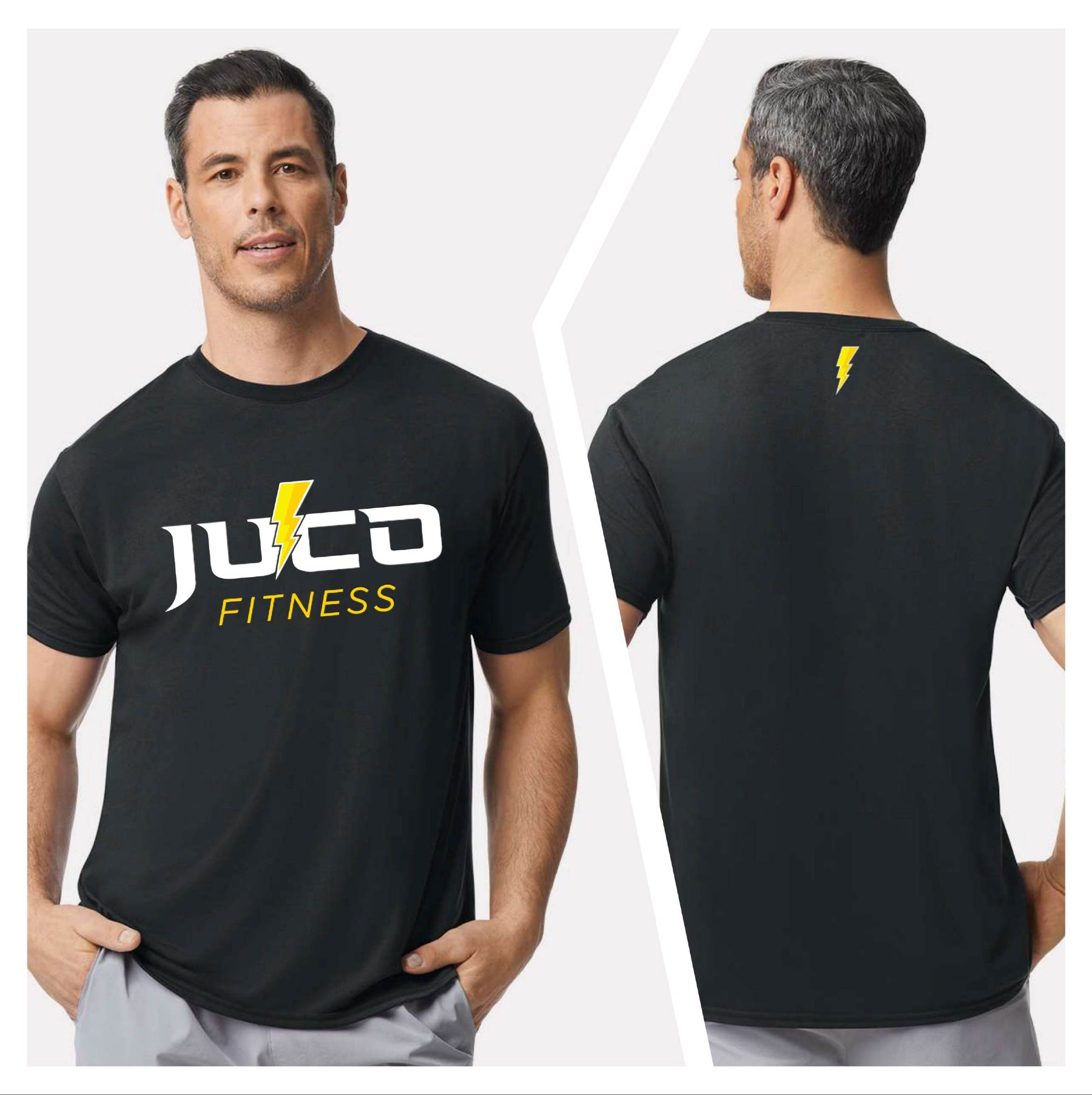 JUCO Fitness - Black Gildan Unisex Performance Polyester T-Shirt