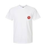 New City School - Circle Pocket Print  -Comfort Colors Unisex Garment-Dyed Heavyweight Pocket T-Shirt
