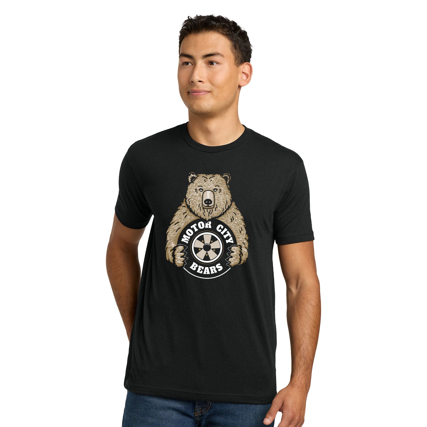 Motor City Bears -  Printed Next Level Unisex Blend T-Shirt