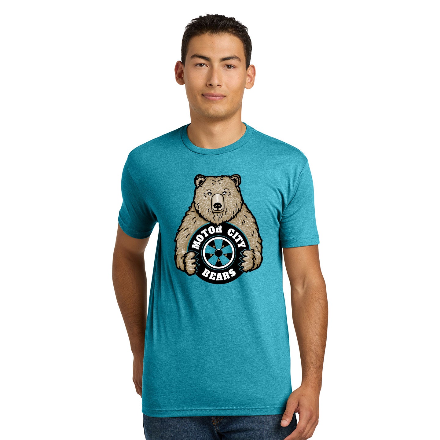 Motor City Bears -  Printed Next Level Unisex Blend T-Shirt