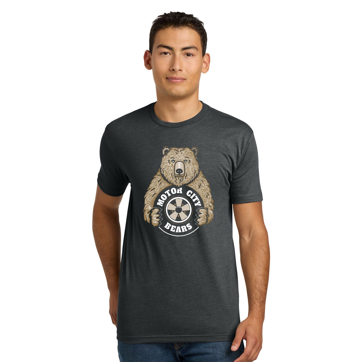 Motor City Bears -  Printed Next Level Unisex Blend T-Shirt