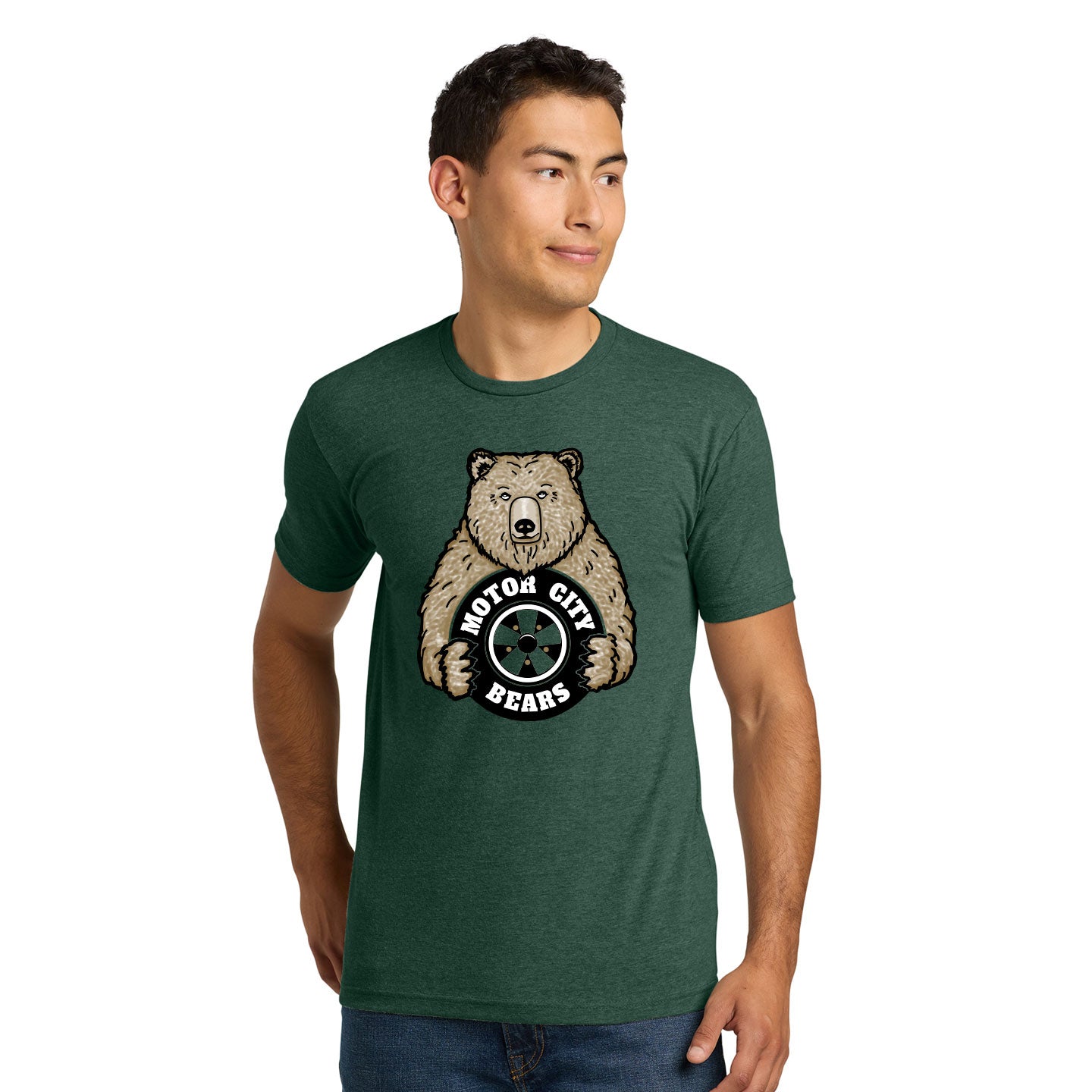 Motor City Bears -  Printed Next Level Unisex Blend T-Shirt