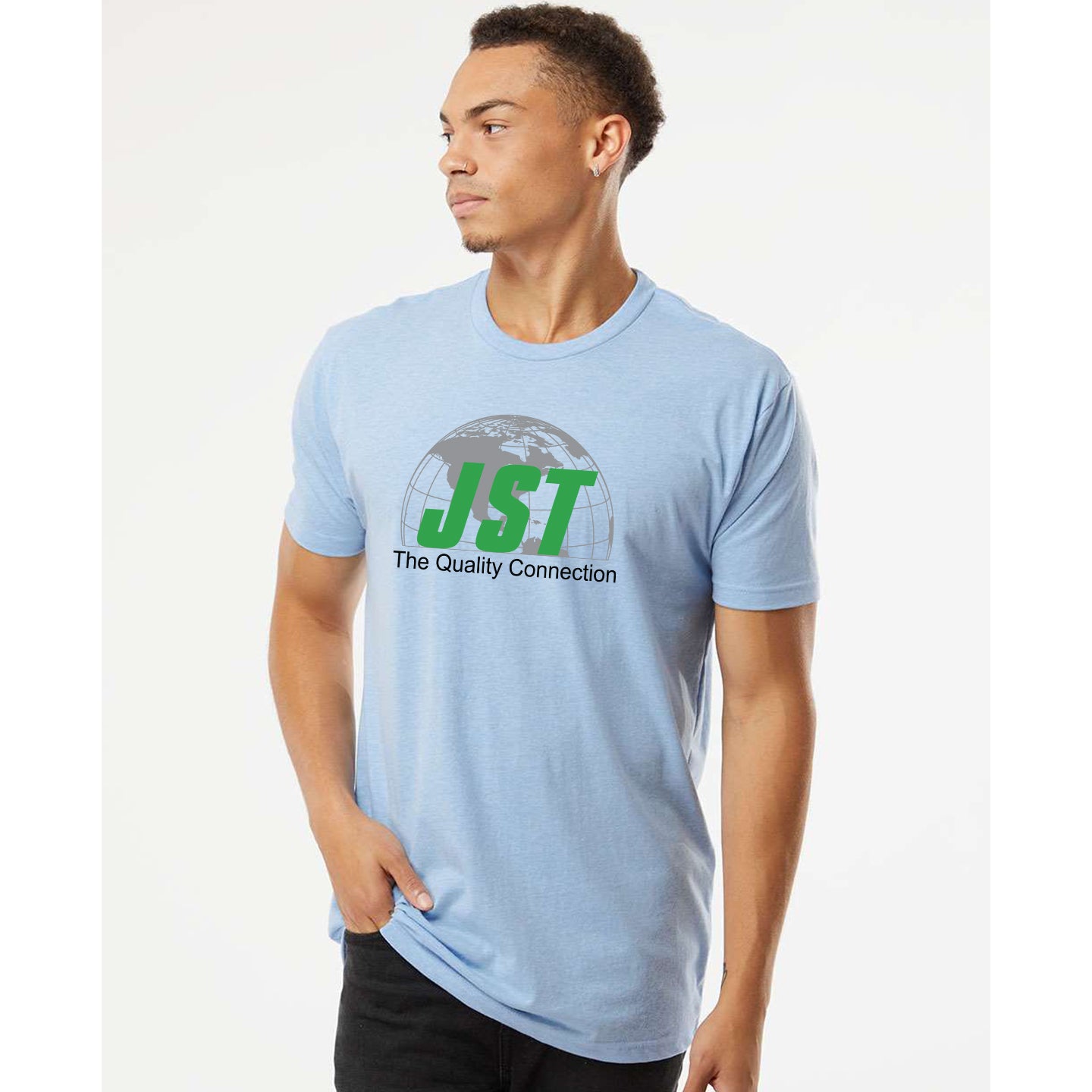 JST - Next Level Unisex 60/40 Blend Printed T-Shirt with Full Front