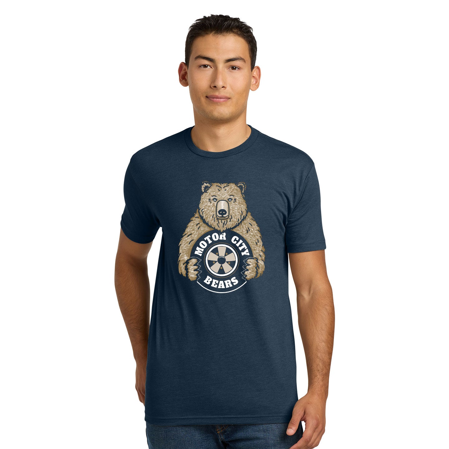 Motor City Bears -  Printed Next Level Unisex Blend T-Shirt