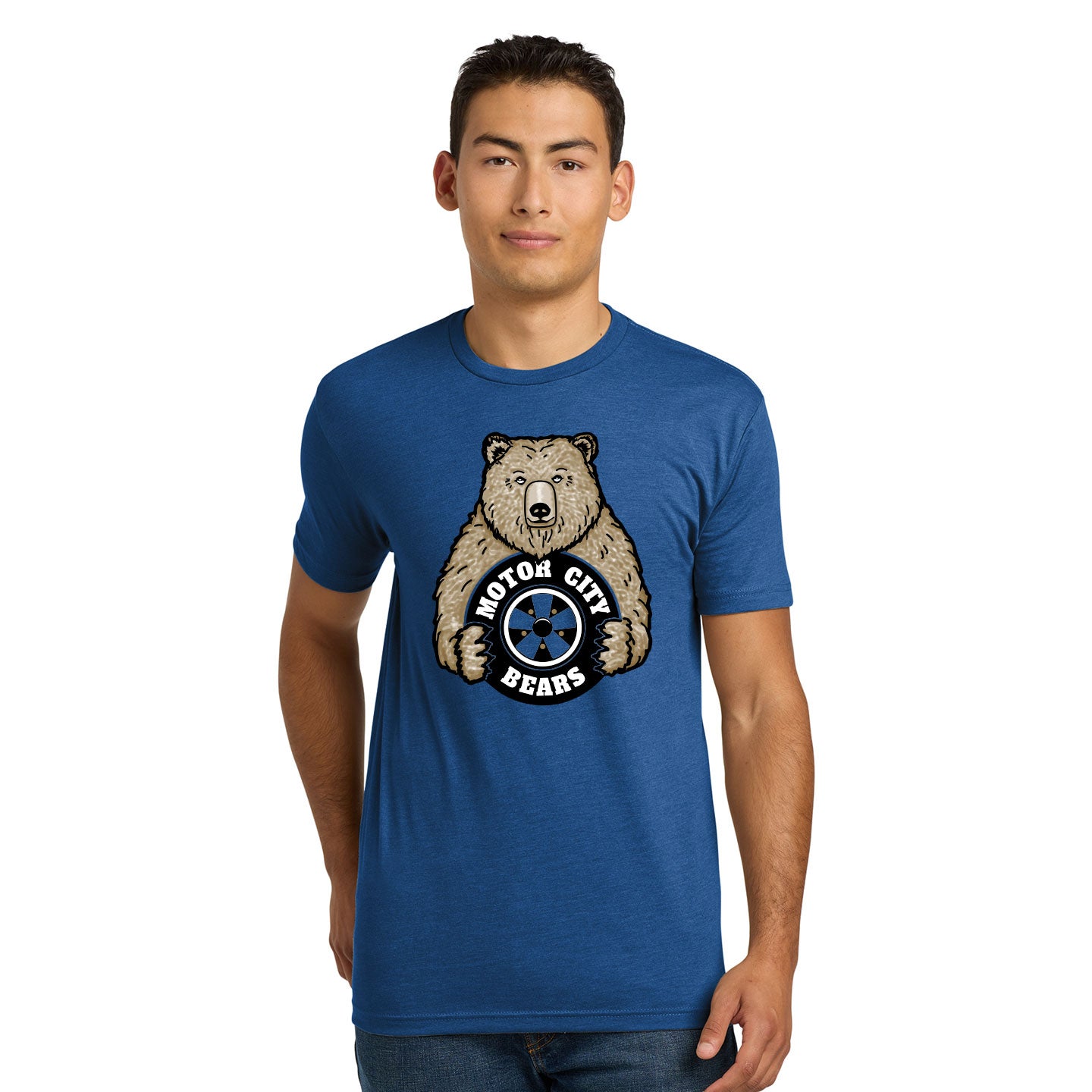 Motor City Bears -  Printed Next Level Unisex Blend T-Shirt