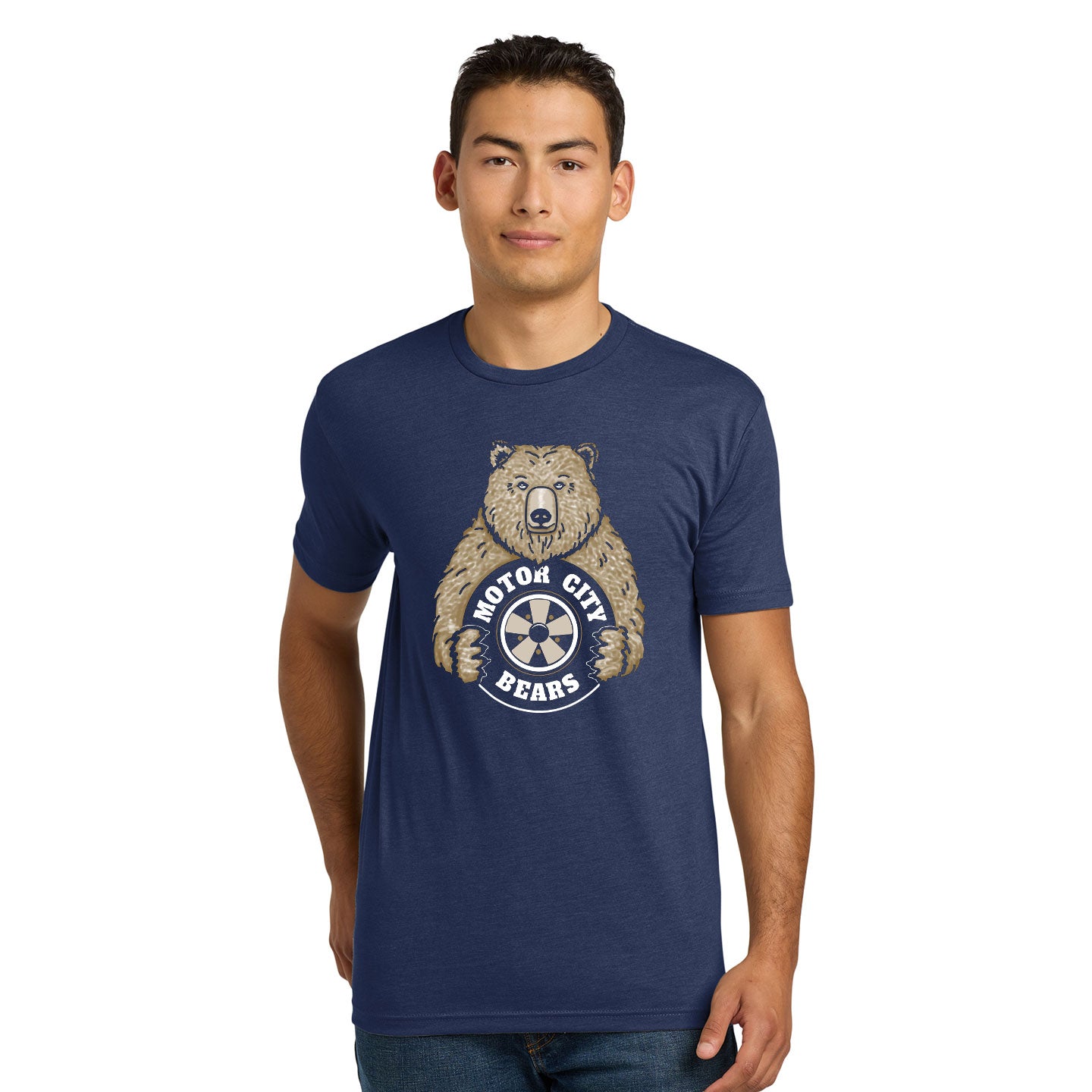Motor City Bears -  Printed Next Level Unisex Blend T-Shirt
