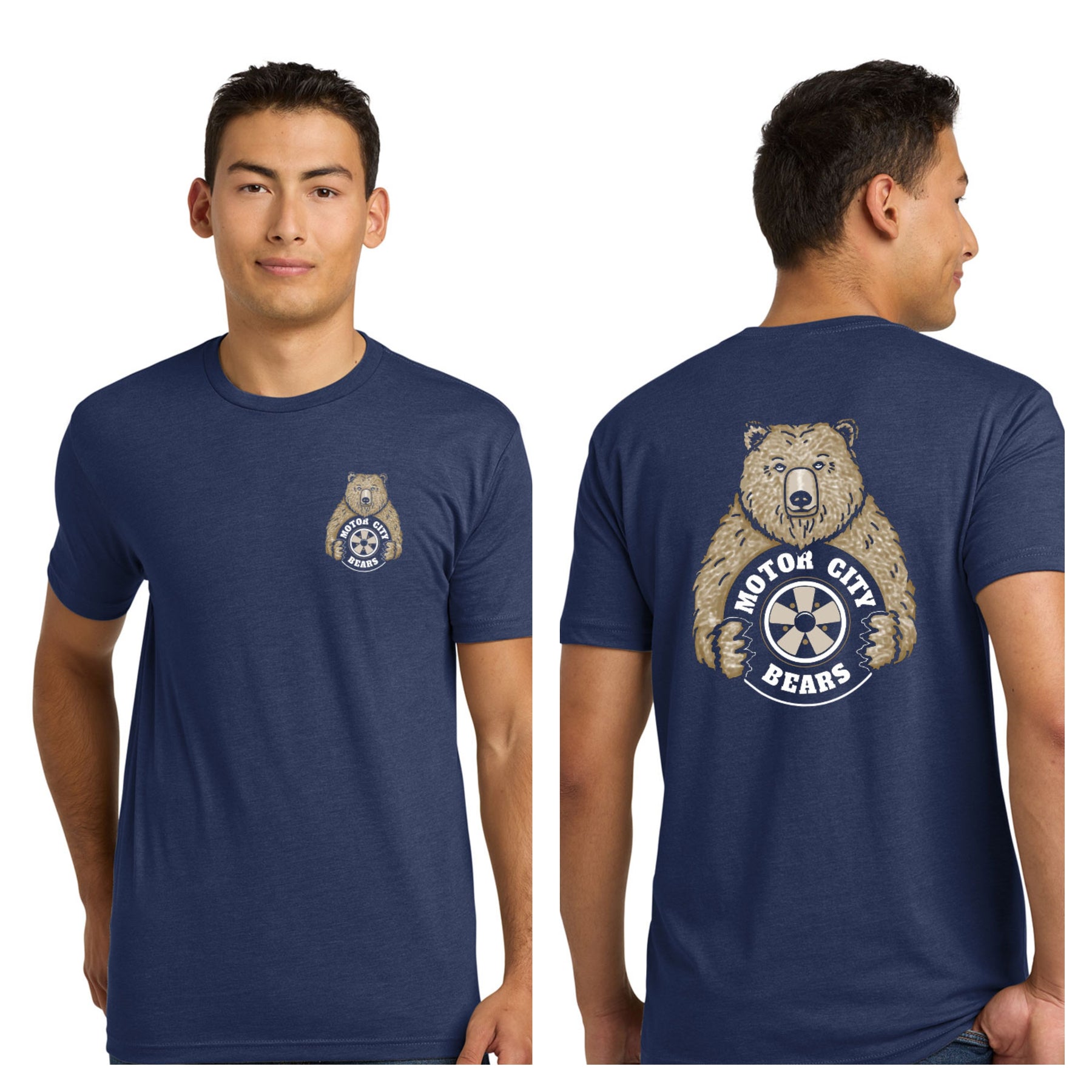 Motor City Bears -  2-Sided Next Level Unisex Blend T-Shirt
