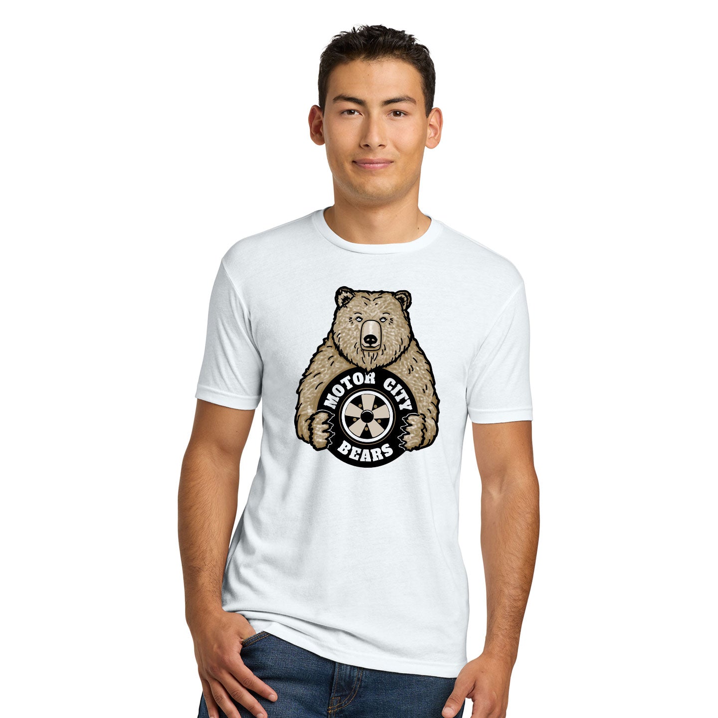 Motor City Bears -  Printed Next Level Unisex Blend T-Shirt