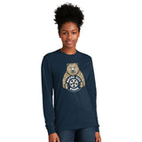 Motor City Bears -  Printed Next Level Unisex Blend Long Sleeve Tee