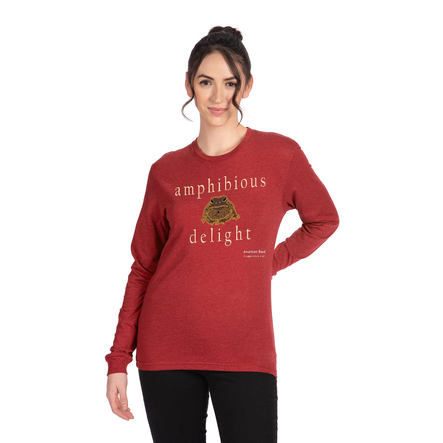 Froggy Voice - Amphibious Delight Unisex Blend Long-Sleeve T-Shirt