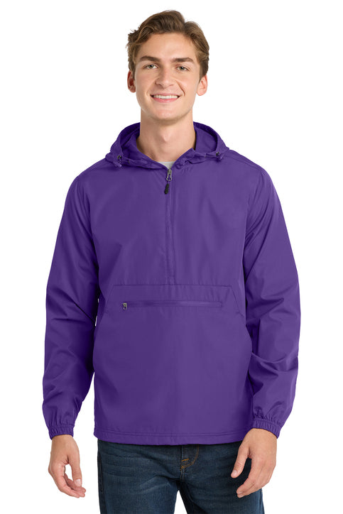 Sport-Tek ® Packable Anorak Jacket Embroidery