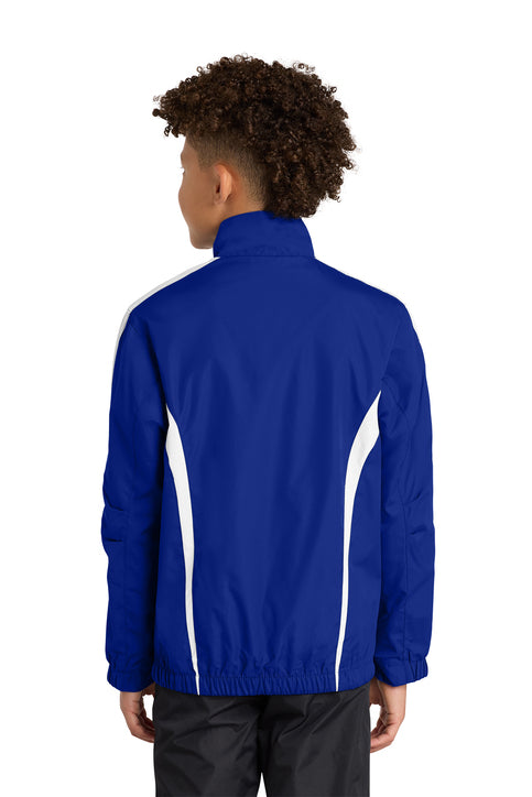 NCS Youth Sport Tek Embroidered Color Block Raglan Jacket