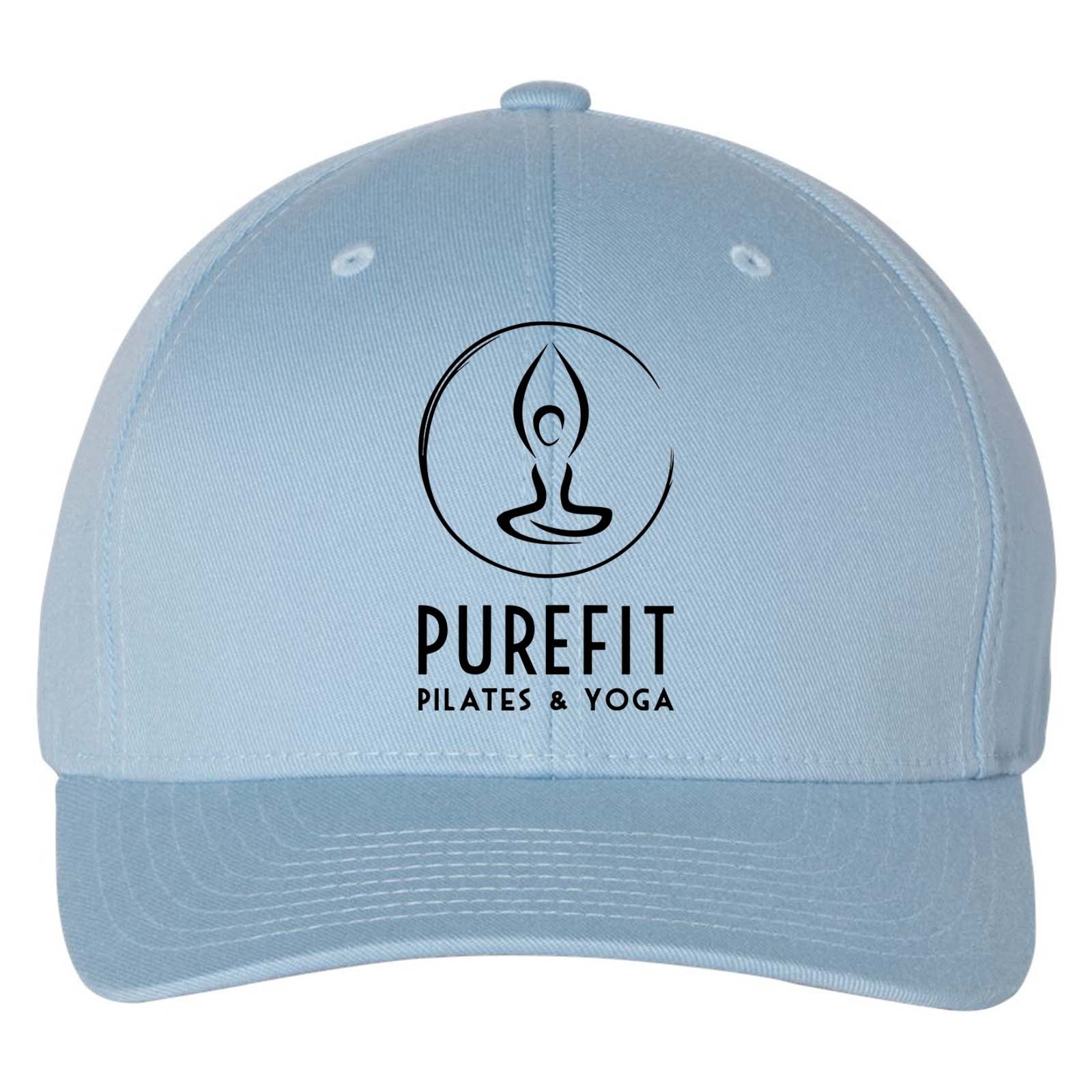 Pure Fit Printed Logo Flexfit Cotton Blend Cap