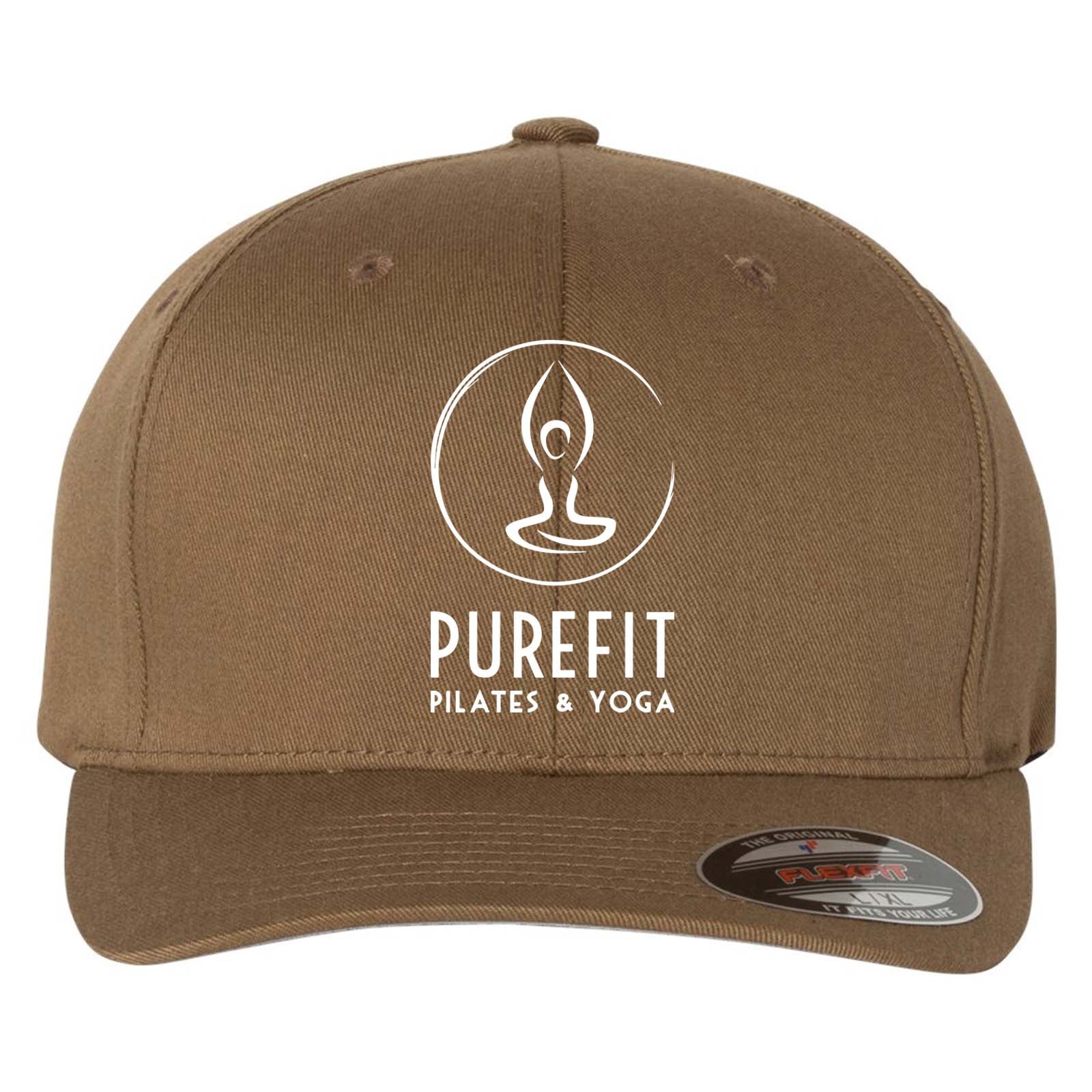 Pure Fit Printed Logo Flexfit Cotton Blend Cap