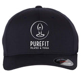 Pure Fit Printed Logo Flexfit Cotton Blend Cap