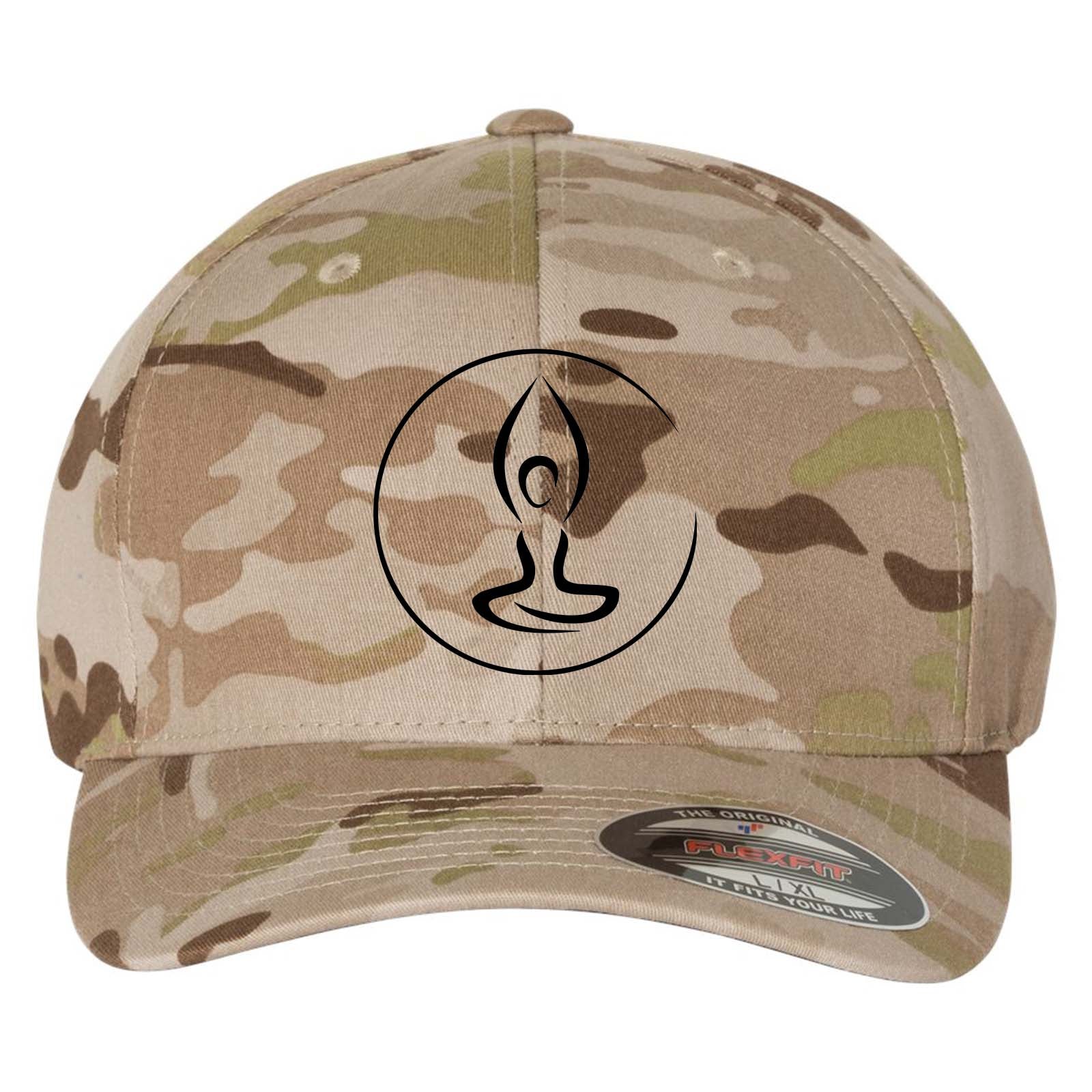 Pure Fit Printed Circle Flexfit Cotton Blend Cap