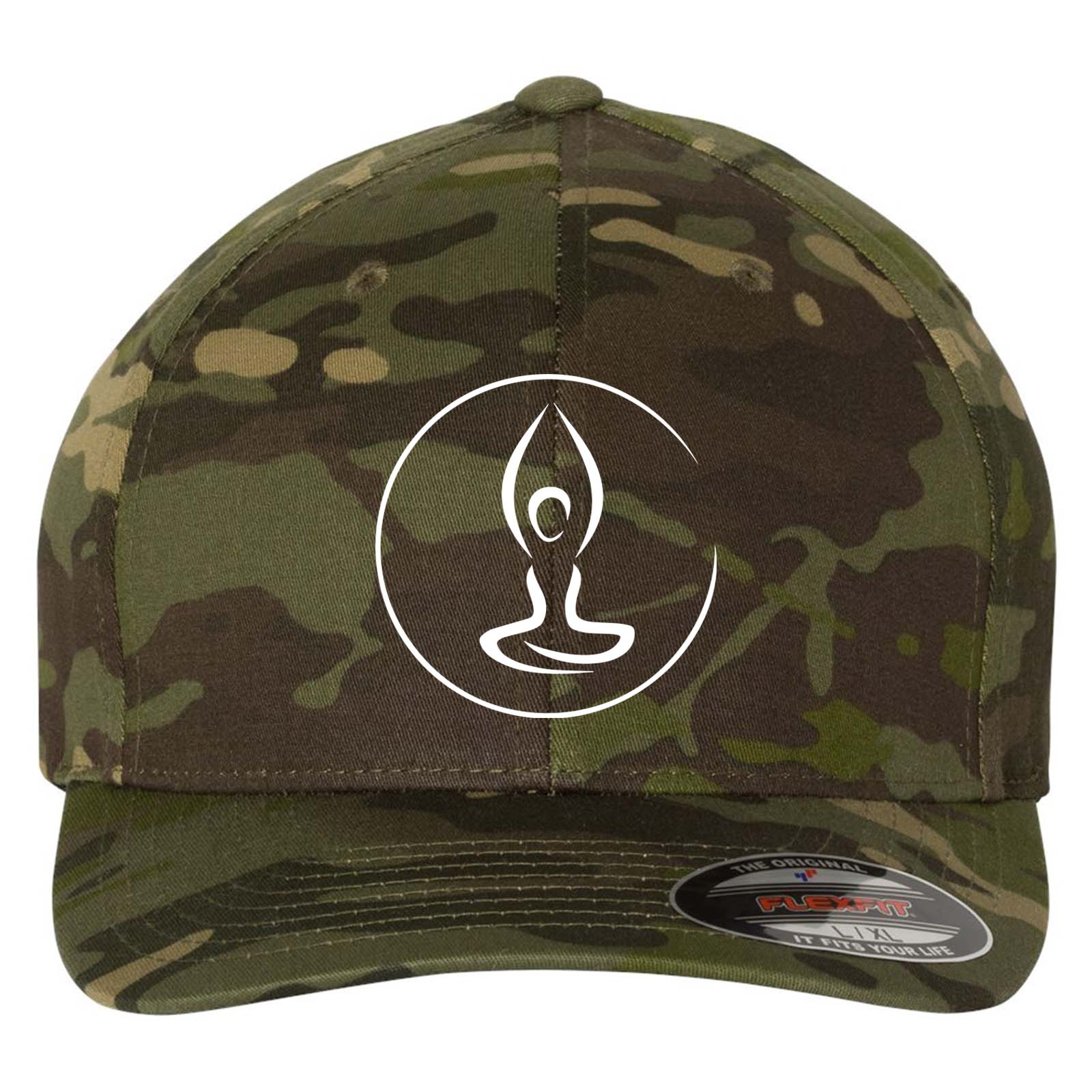 Pure Fit Printed Circle Flexfit Cotton Blend Cap