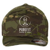 Pure Fit Printed Logo Flexfit Cotton Blend Cap