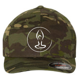 Pure Fit Printed Circle Flexfit Cotton Blend Cap