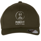 Pure Fit Printed Logo Flexfit Cotton Blend Cap