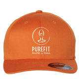 Pure Fit Printed Logo Flexfit Cotton Blend Cap