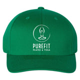 Pure Fit Printed Logo Flexfit Cotton Blend Cap