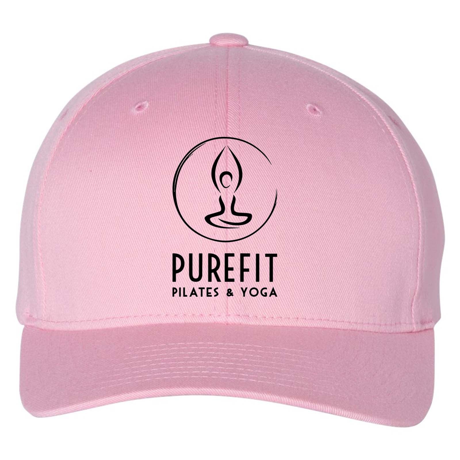 Pure Fit Printed Logo Flexfit Cotton Blend Cap