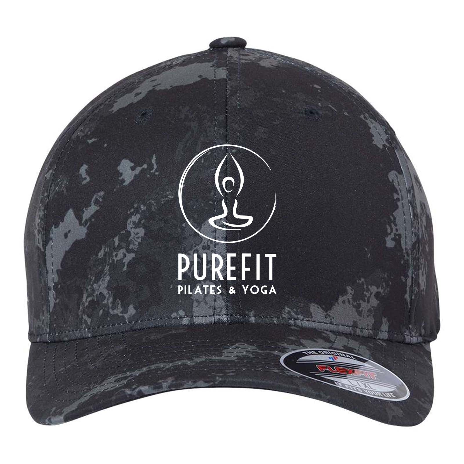 Pure Fit Printed Logo Flexfit Cotton Blend Cap