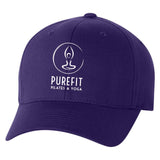 Pure Fit Printed Logo Flexfit Cotton Blend Cap