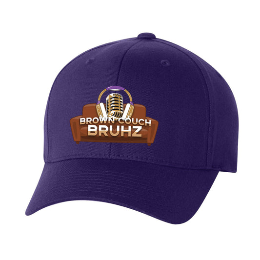 Brown Couch Bruhz - Flexfit Cotton Blend, Solid Cap