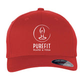 Pure Fit Printed Logo Flexfit Cotton Blend Cap