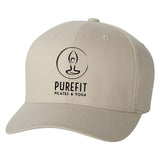 Pure Fit Printed Logo Flexfit Cotton Blend Cap