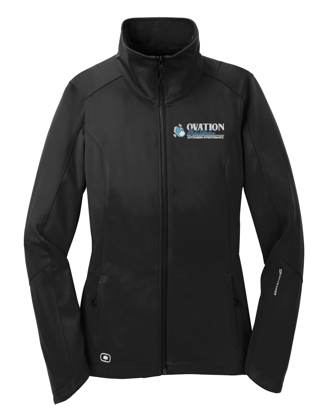 Ovation Rehabilitation OGIO® ENDURANCE Ladies Crux Soft Shell Jacket Embroidery