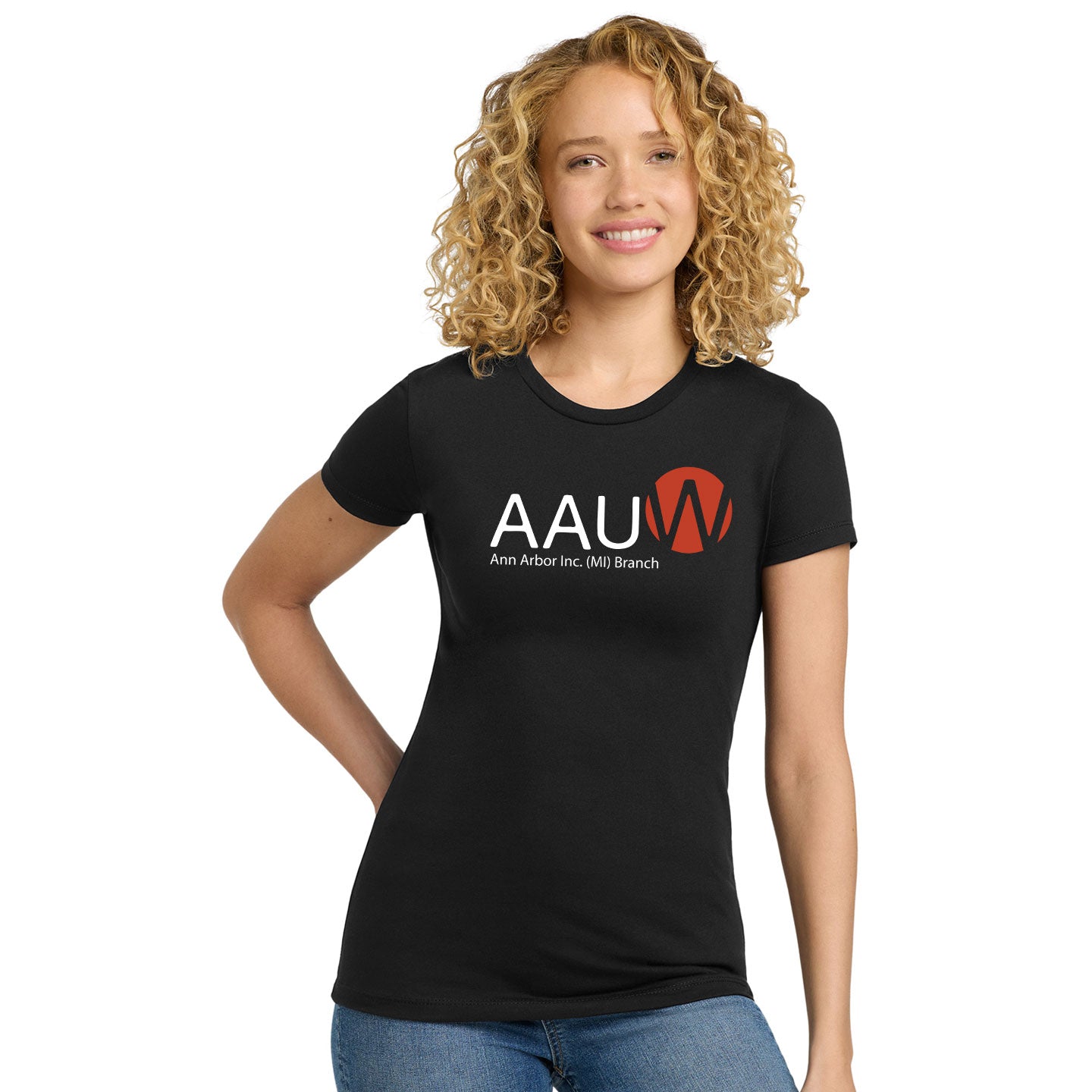 AAUW - Printed Next Level Women's Blend T-Shirt