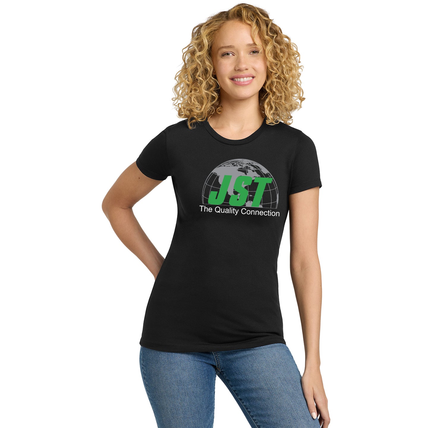 JST - Next Level Women's 60/40 Blend Printed T-Shirt with Full Front