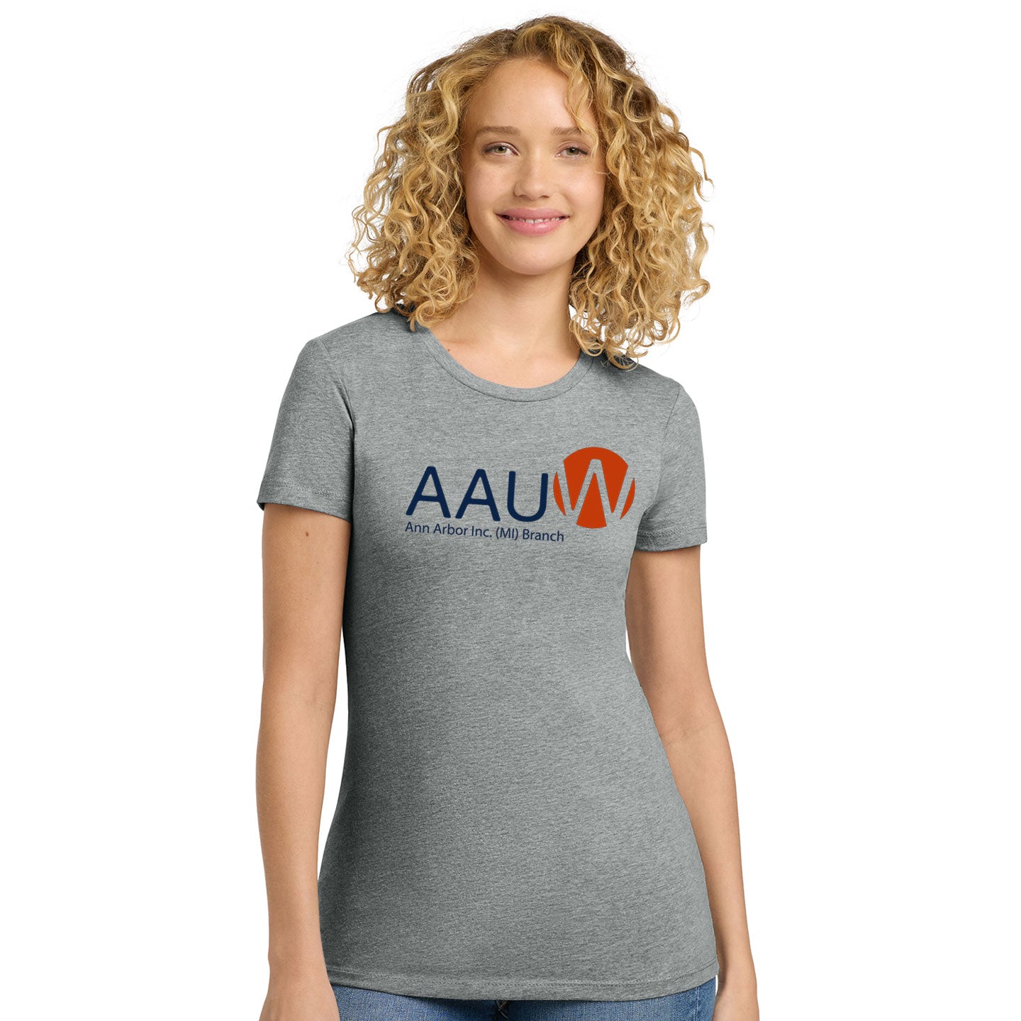 AAUW - Printed Next Level Women's Blend T-Shirt