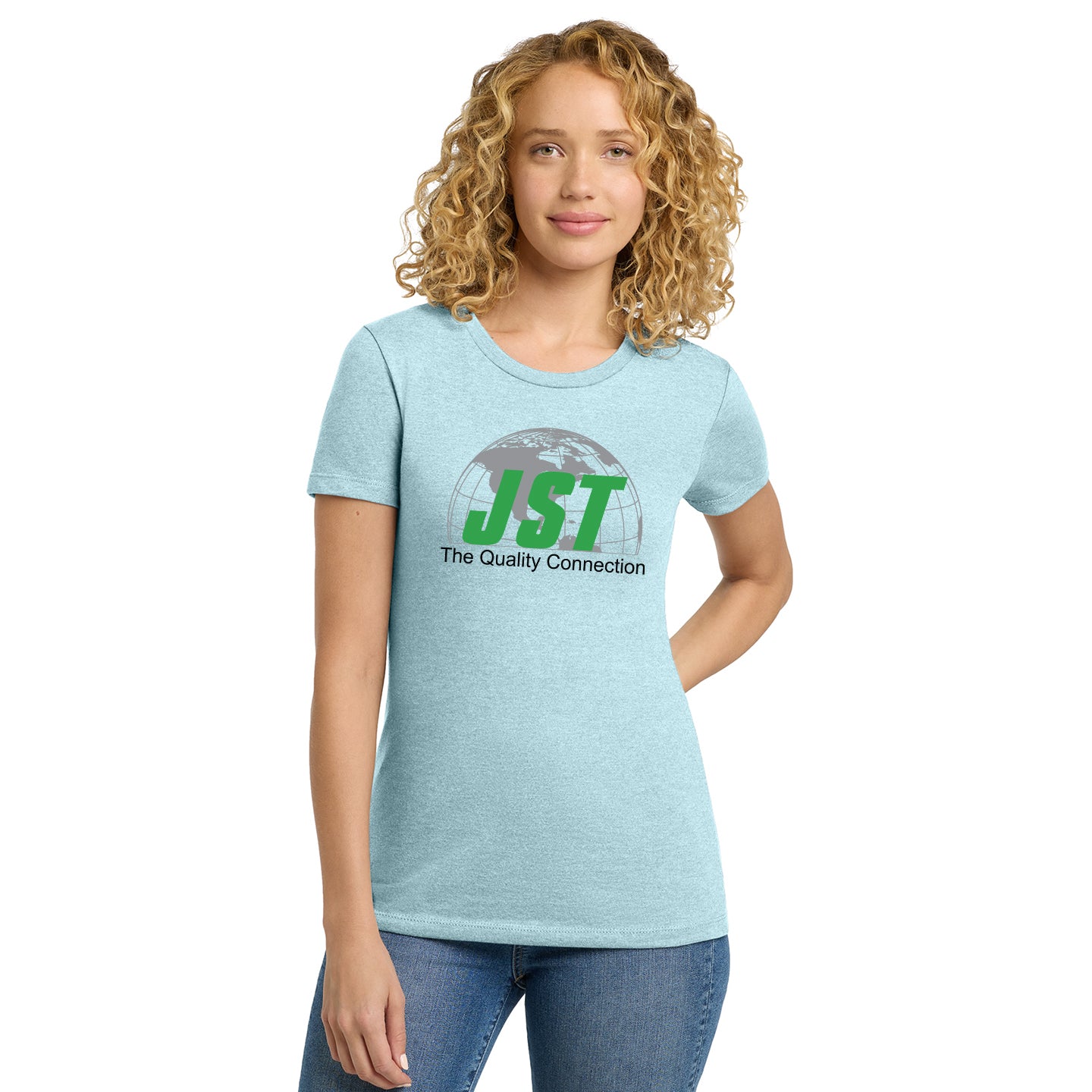 JST - Next Level Women's 60/40 Blend Printed T-Shirt with Full Front