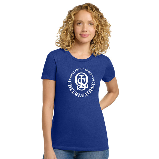 OLS Cheer - Women's Next Level 60/40 Blend Printed T-Shirt