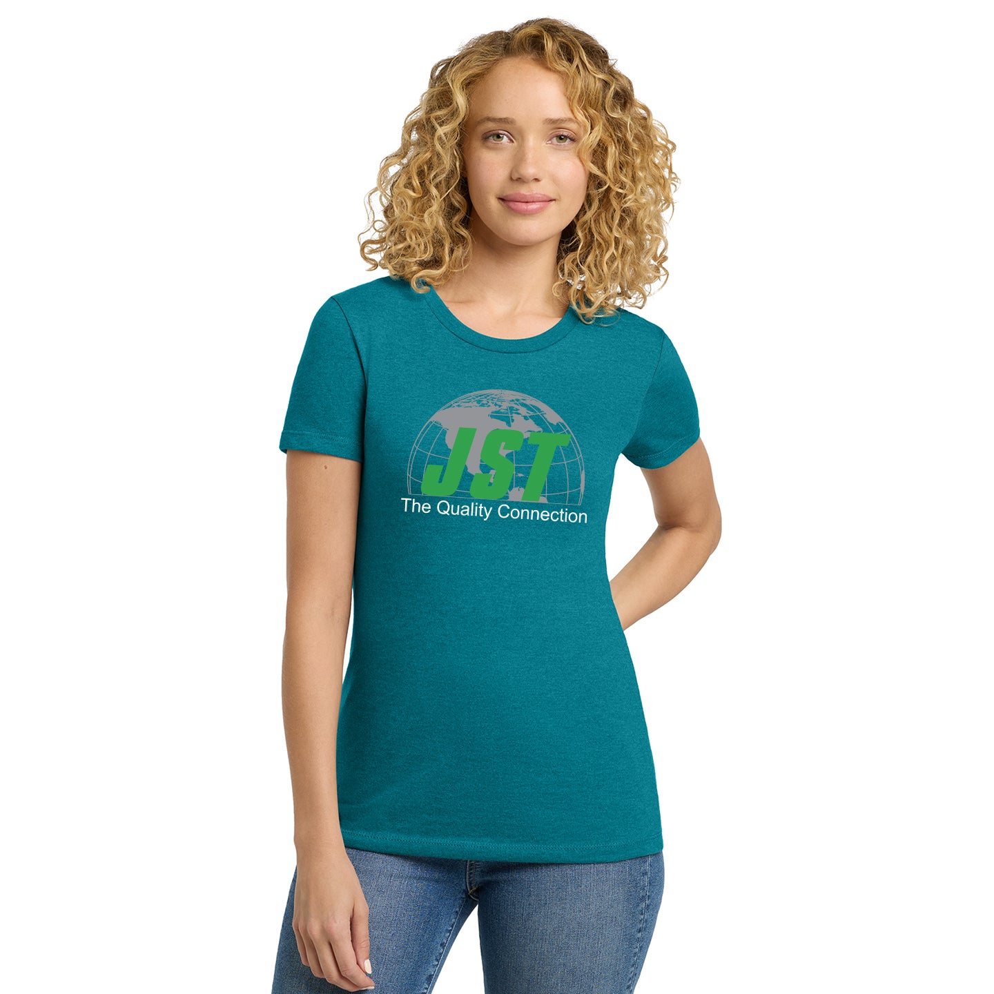 JST - Next Level Women's 60/40 Blend Printed T-Shirt with Full Front