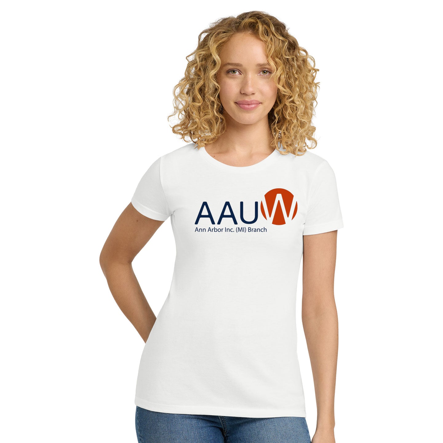 AAUW - Printed Next Level Women's Blend T-Shirt