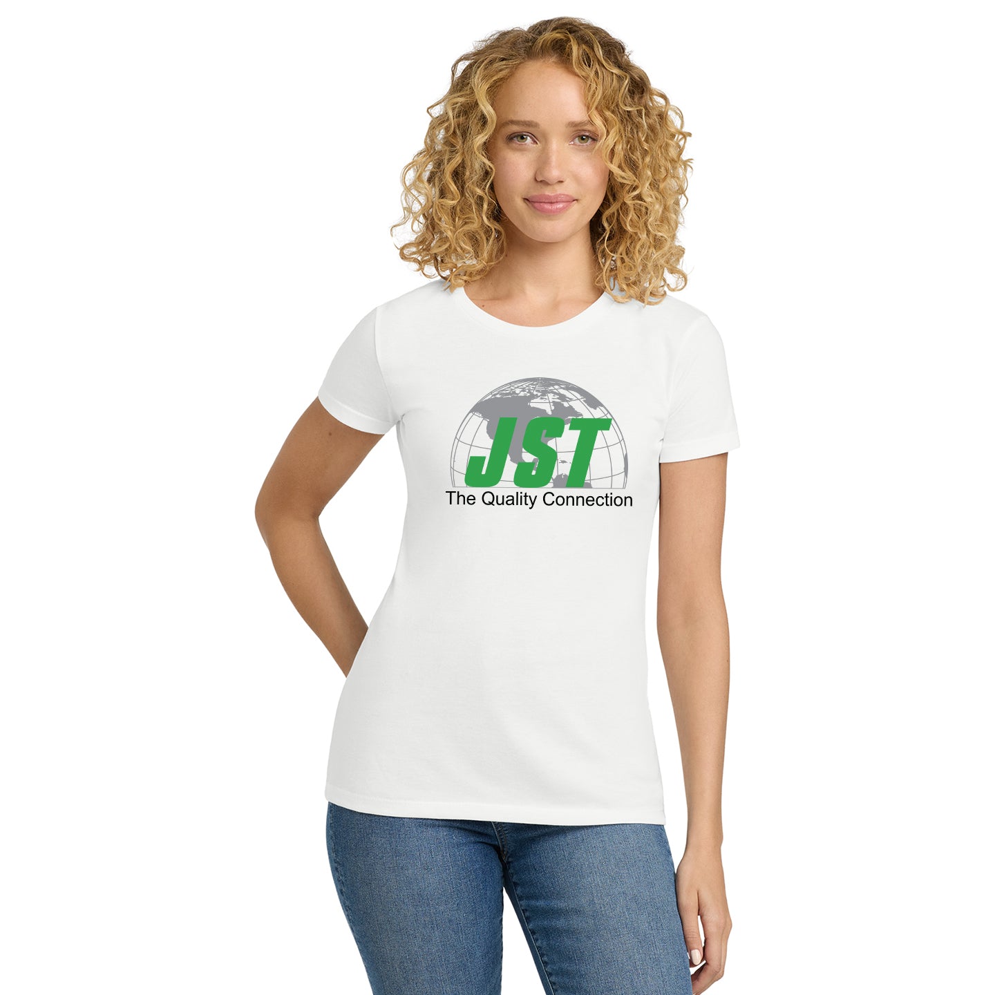 JST - Next Level Women's 60/40 Blend Printed T-Shirt with Full Front