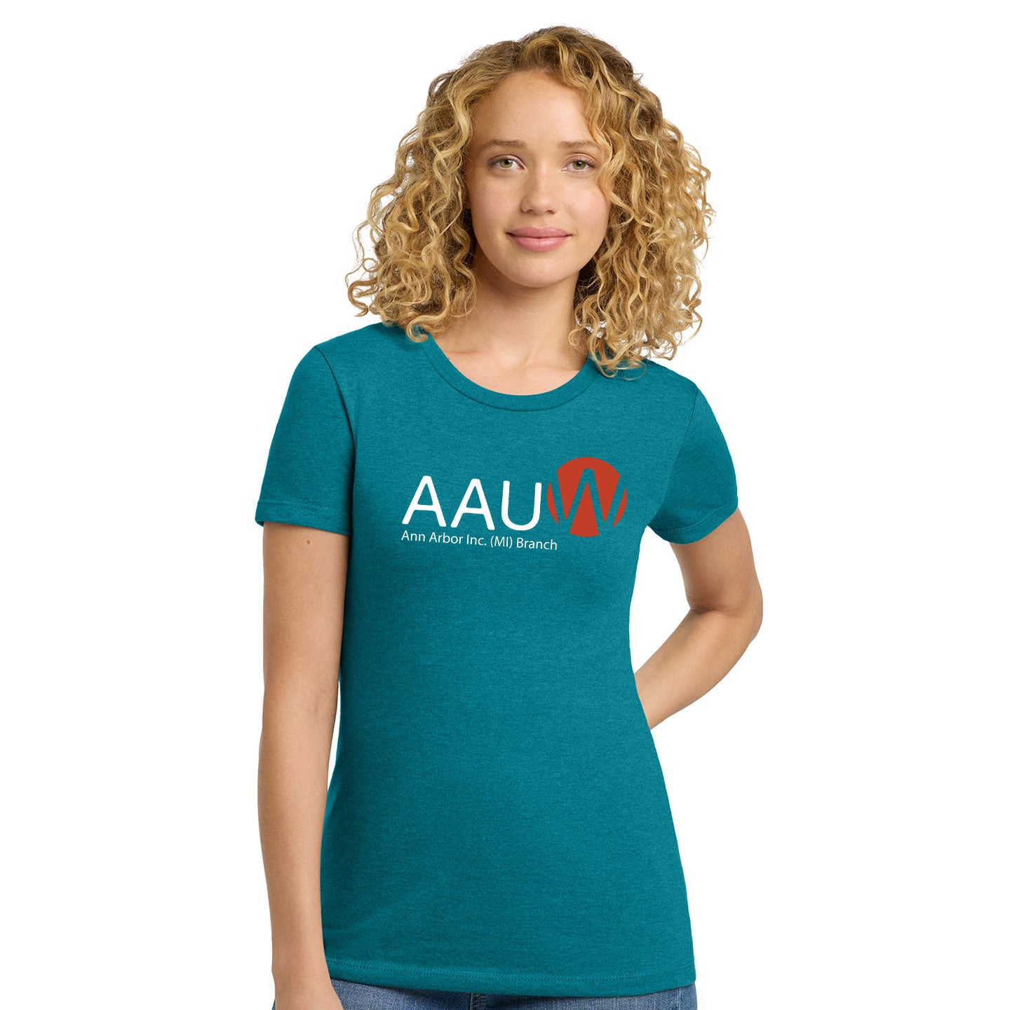 AAUW - Printed Next Level Women's Blend T-Shirt
