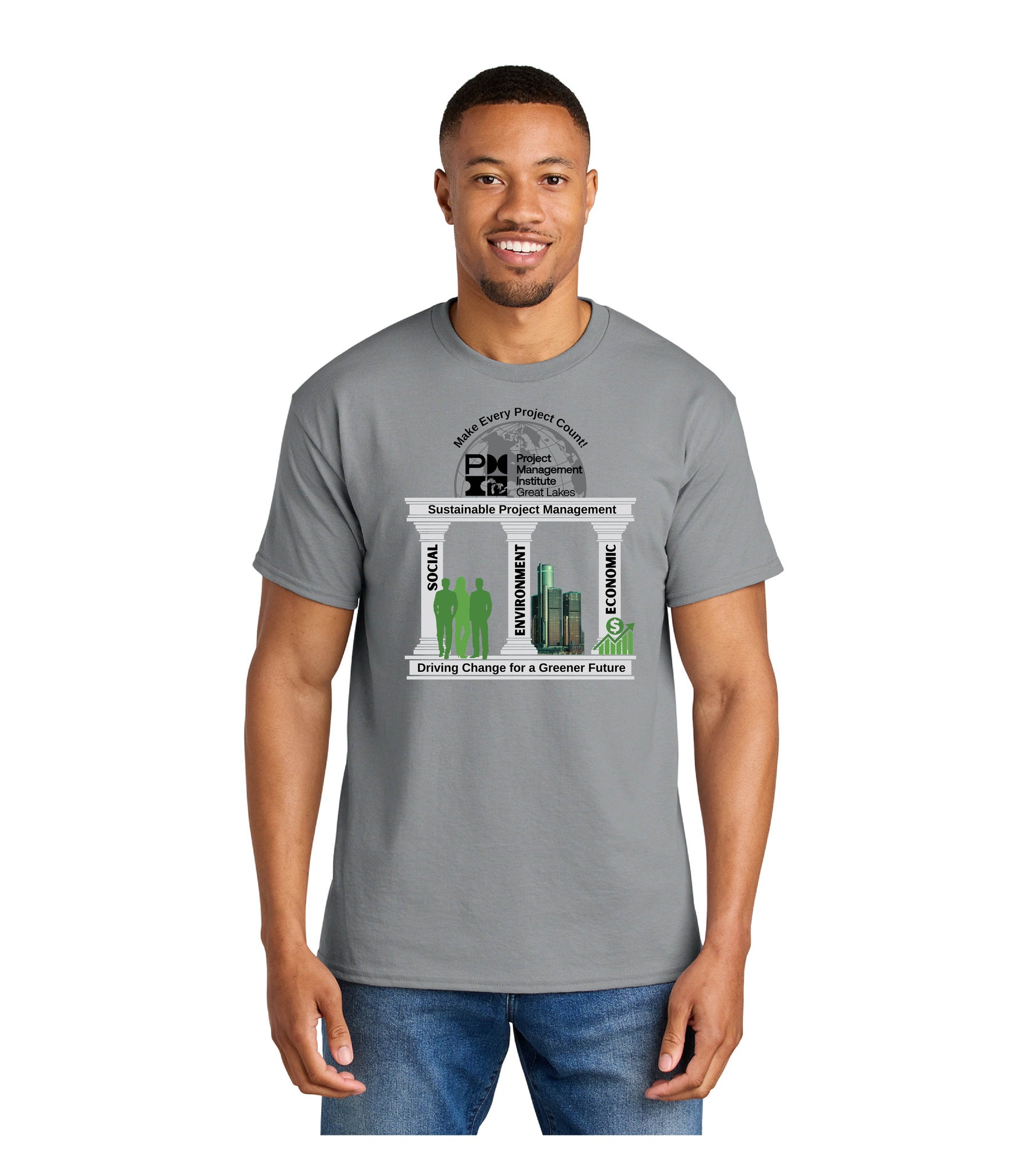 PMI Great Lakes - Make Every Project Count! - Gildan DryBlend® Unisex Cotton/Polyester Blend T-Shirt