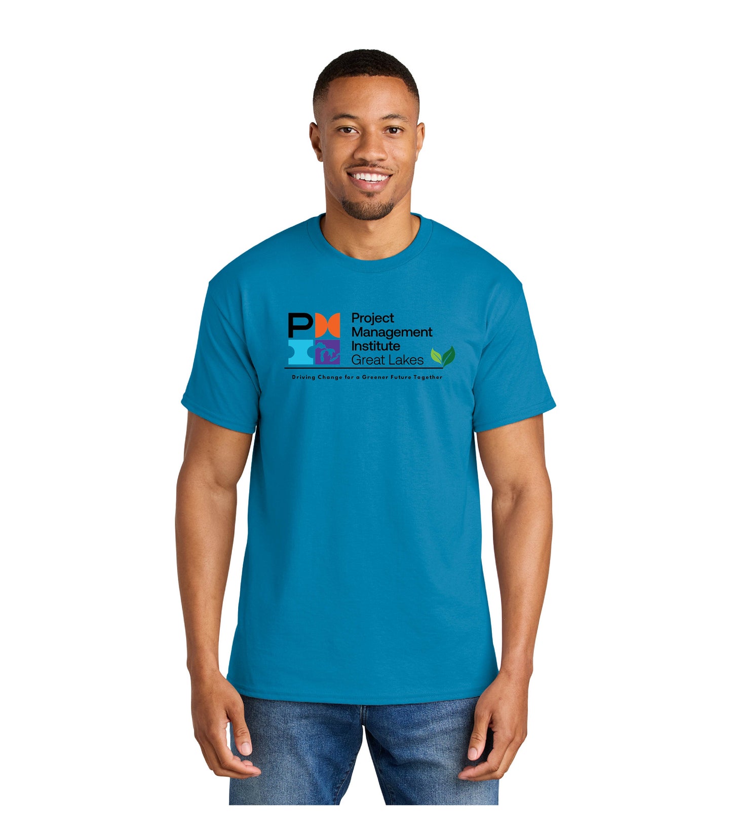 PMI Great Lakes - Driving Change -  Gildan DryBlend® Unisex Cotton/Polyester Blend T-Shirt