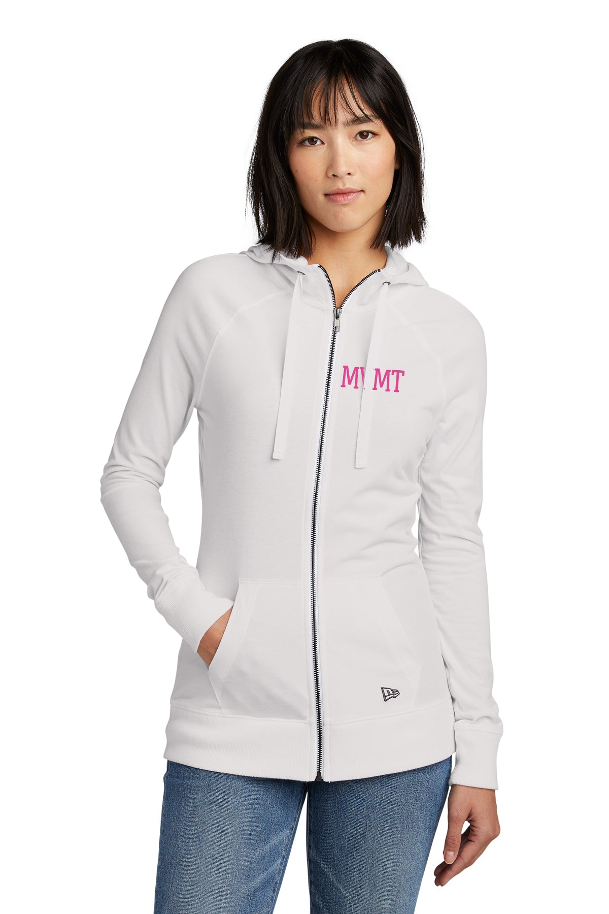 Mercy Mock Trial New Era® Women's Sueded Cotton Blend Full-Zip Hoodie