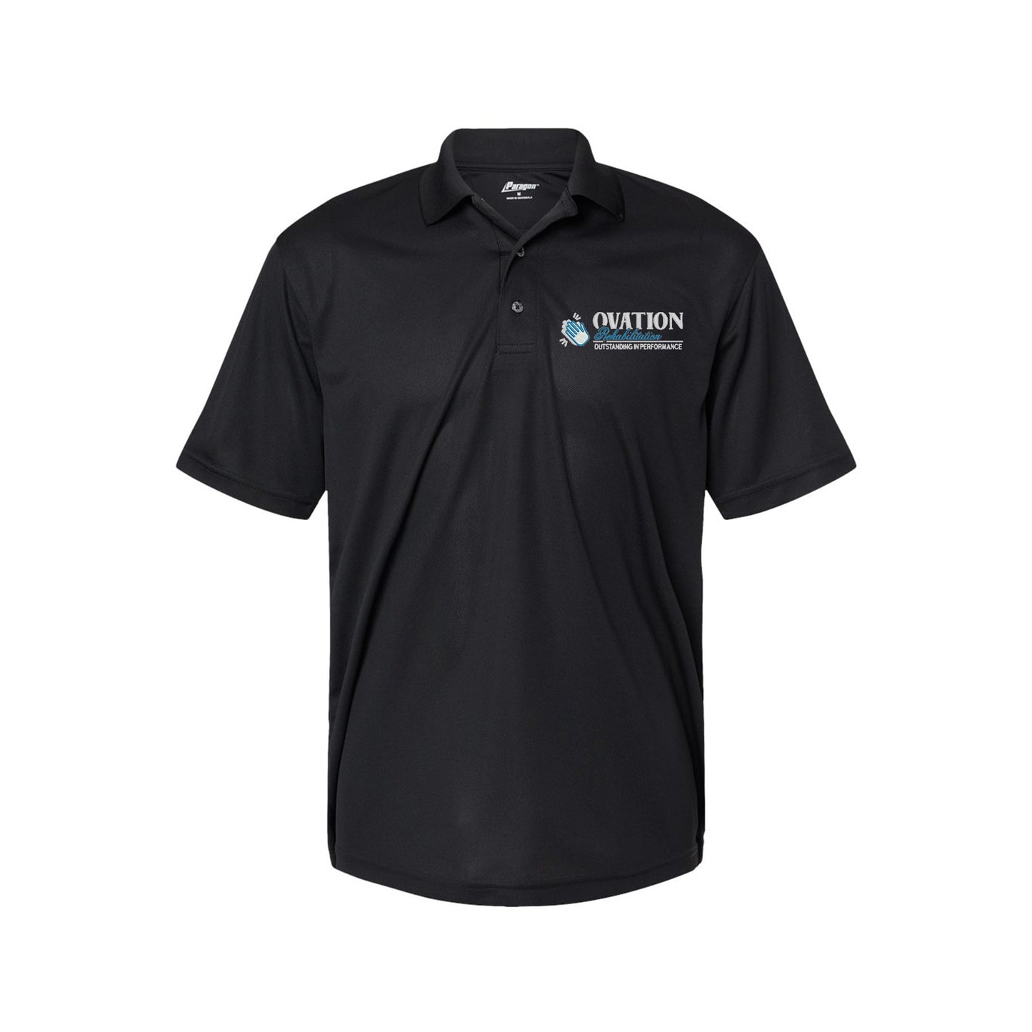 Ovation Rehabilitation - Core365 Men's Origin Performance 100% Polyester Piqué Polo T-Shirt Embroidery