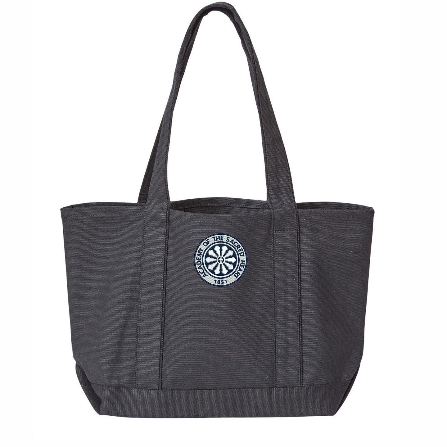 ASH - Embroidered Rose Window Liberty Bags Windward Cotton Canvas Resort Tote