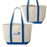 AAUW - Embroidered Liberty Bags Windward Cotton Canvas Resort Tote