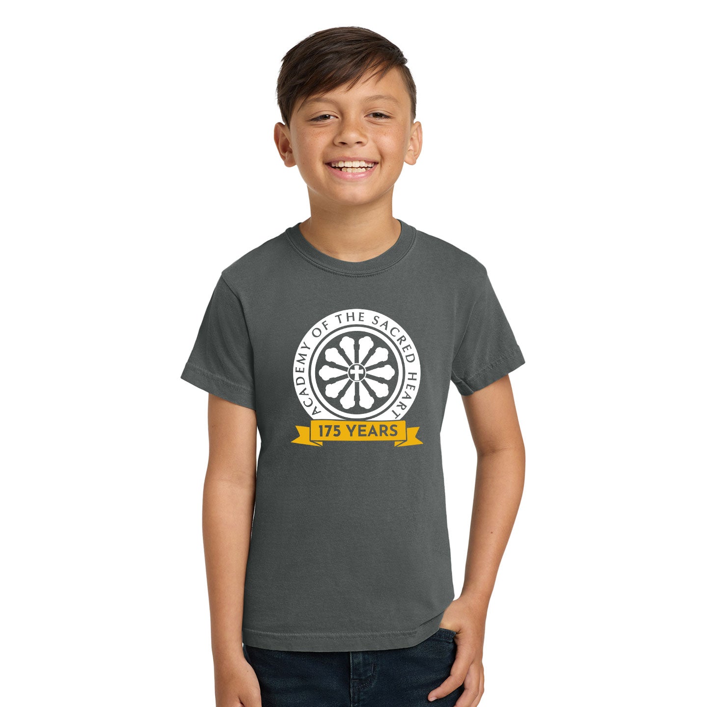 ASH - Printed 175 Years Youth Comfort Colors Heavyweight Cotton Tee