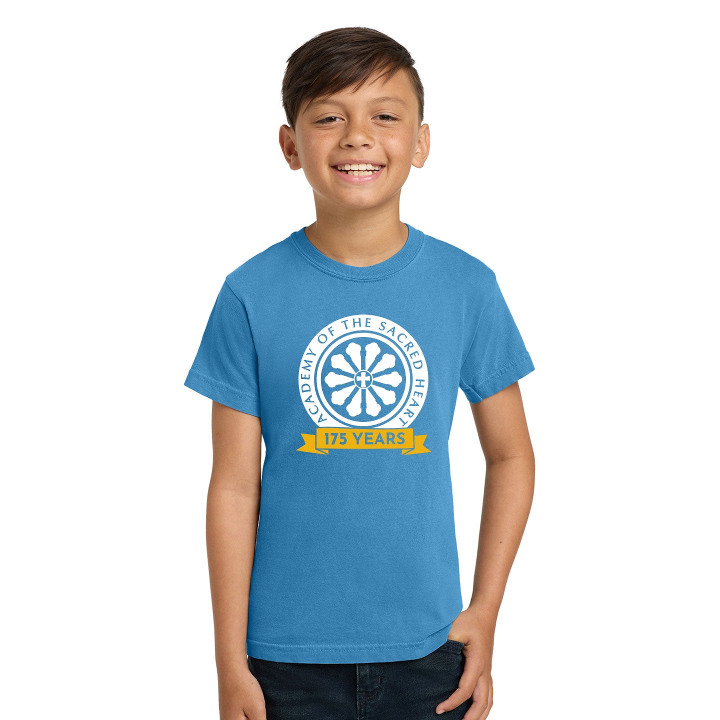 ASH - Printed 175 Years Youth Comfort Colors Heavyweight Cotton Tee